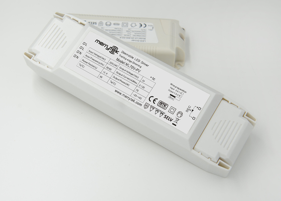 1 × 75W Push 1-10V Dimmable LED Driver , Constant Voltage PWM Dimming LED Driver