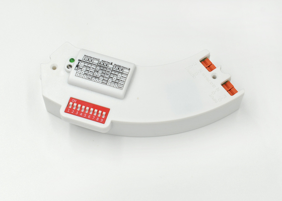 Ceiling Light Microwave Motion Sensor MC005S In Arc-shaped With 5.8GHz ±75MHz / ISM Wave Band