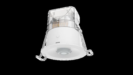 Casambi ready wireless PIR motion and daylight detector with patented lens