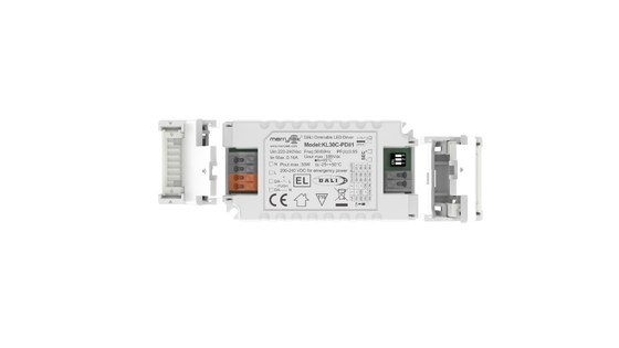 30W DALI DT6 And PushDIM 150ma to 300mA Dimmable LED Driver with output voltage 60-150Vdc